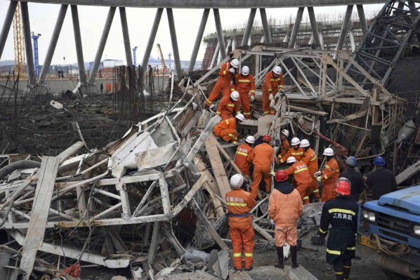 CHINE: Au moins 67 morts dans un accident de chantier CHINE: Au moins 67 morts dans un accident de chantier