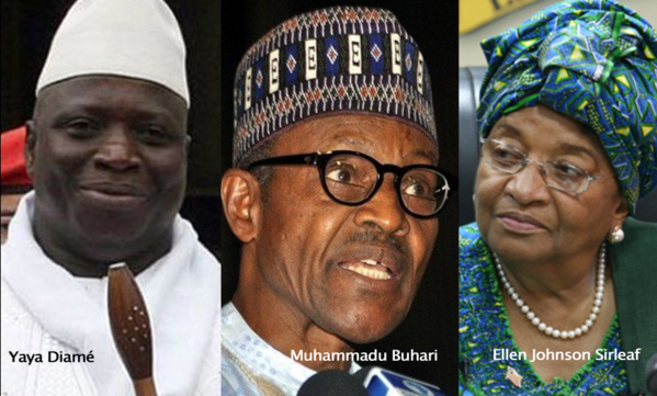 GAMBIE: Sirleaf, Buhari, Bai Koroma et Mahama à Banjul mardi pour convaincre Jammeh GAMBIE: Sirleaf, Buhari, Bai Koroma et Mahama à Banjul mardi pour convaincre Jammeh