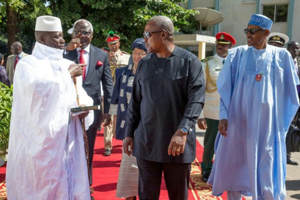 Jammeh avec ses ex-pairs de la Cedeao