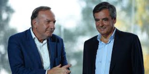 Pierre Gattaz (président du Medef, à gauche) et François Fillon Pierre Gattaz (président du Medef, à gauche) et François Fillon