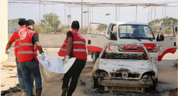 Treize migrants retrouvés morts dans un conteneur en Libye
