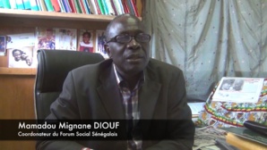 Mamadou Mignane Diouf, coordonnateu du FSSr Mamadou Mignane Diouf, coordonnateu du FSSr