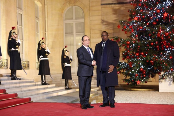 Macky Sall (encore) chez François Hollande Macky Sall (encore) chez François Hollande
