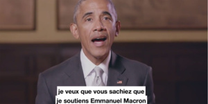 Barack Obama apporte son soutien à Emmanuel Macron Barack Obama apporte son soutien à Emmanuel Macron