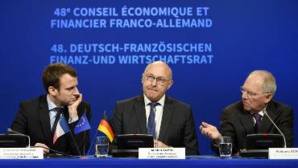 Schäuble et Macron pour un Parlement européen de la zone euro Schäuble et Macron pour un Parlement européen de la zone euro