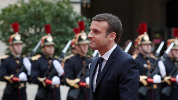 France: Emmanuel Macron, le nouveau Président, entre à l'Elysée France: Emmanuel Macron, le nouveau Président, entre à l'Elysée