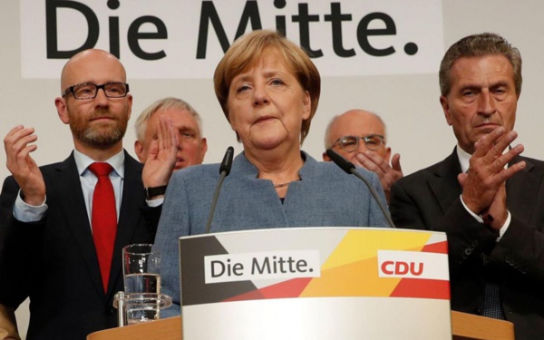 Législatives allemandes: Merkel espérait un "meilleur résultat"