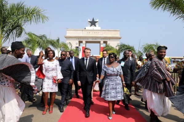 A Accra, Macron prône une nouvelle "grammaire d'action" avec l'Afrique