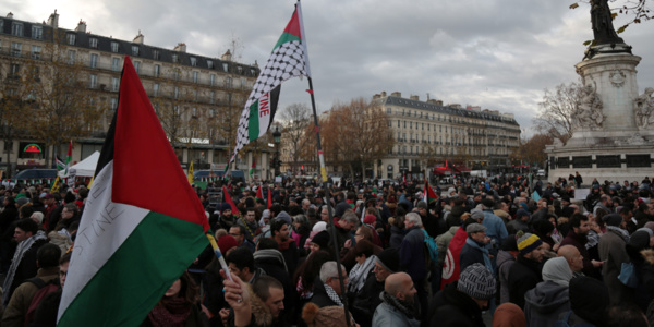 Manifestations en France contre la venue de Netanyahu dimanche à Paris