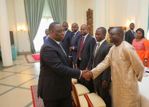Le Président de la République en audience avec l'Union des magistrats sénégalais (UMS) Le Président de la République en audience avec l'Union des magistrats sénégalais (UMS)