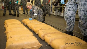 Huit tonnes de haschich saisies en mer d'Arabie par la marine australienne Huit tonnes de haschich saisies en mer d'Arabie par la marine australienne