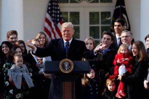 Trump affiche son soutien aux militants anti-avortement Trump affiche son soutien aux militants anti-avortement