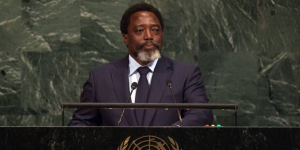 Le président Kabila à la tribune de l'AG de l'ONU en septembre dernier à New York