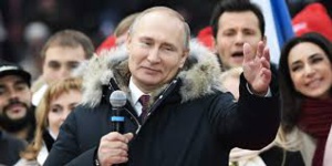 Présidentielle: Poutine promet des "victoires brillantes" à la Russie Présidentielle: Poutine promet des "victoires brillantes" à la Russie