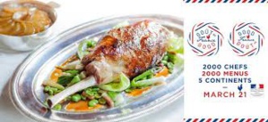 Le 21 mars 2018, Goût de/Good France rassemblera 3000 chefs, 3000 menus, sur 5 continents