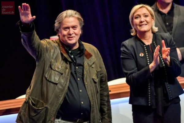 Marine Le Pen peut être élue comme Trump, dit Steve Bannon Marine Le Pen peut être élue comme Trump, dit Steve Bannon