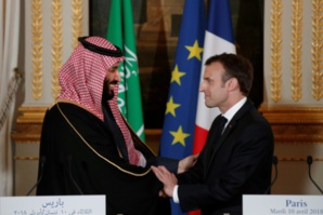 Le prince héritier saoudien et Macron affichent leur proximité mais pas sur l'Iran