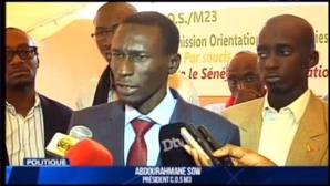 Abdourahmane Sow, président du COS/M23 Abdourahmane Sow, président du COS/M23