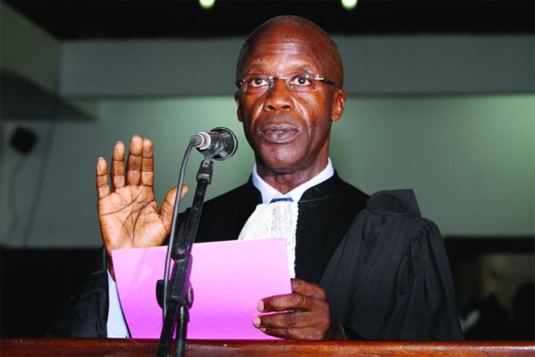 Pape Oumar Sakho, le président du conseil constitutionnel du Sénégal Pape Oumar Sakho, le président du conseil constitutionnel du Sénégal