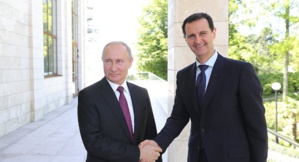 Bachar al Assad reçu à Sotchi par Vladimir Poutine Bachar al Assad reçu à Sotchi par Vladimir Poutine