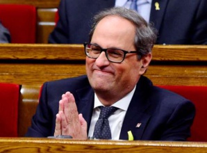 Le nouveau président catalan lance un premier défi à Madrid