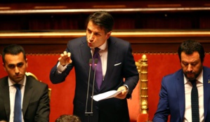 Italie: Conte promet la fin du "business" de l'immigration Italie: Conte promet la fin du "business" de l'immigration