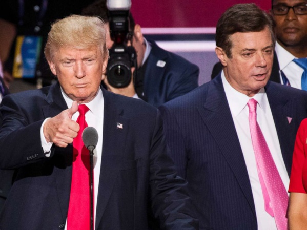 Paul Manafort avec Donald Trump