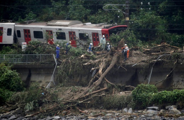 Des pluies torrentielles font 38 morts et 50 disparus au Japon Des pluies torrentielles font 38 morts et 50 disparus au Japon