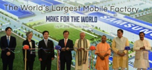 Inde: Samsung inaugure la plus grande usine de smartphones au monde