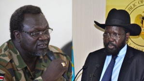 Riek Machar (à g.) et Salva Kiir Riek Machar (à g.) et Salva Kiir