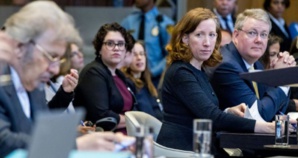 Jennifer Newstead, la repréentante des Usa à la CIJ de la Haye Jennifer Newstead, la repréentante des Usa à la CIJ de la Haye