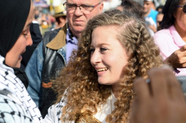 Ahed Tamimi à la Fête de l'Humanité: "Jérusalem restera la capitale de la Palestine" Ahed Tamimi à la Fête de l'Humanité: "Jérusalem restera la capitale de la Palestine"
