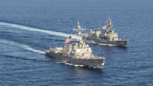 Deux destroyers américains dans le détroit de Taïwan