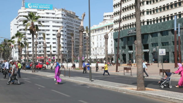 Une vue de Casablanca, capitale économique du royaume chérifien Une vue de Casablanca, capitale économique du royaume chérifien