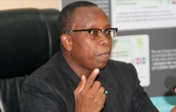 Le commissaire Ibrahima Diallo, directeur de l'automatisation du fichier (DAF)