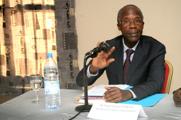 Pape Oumar Sakho (président du Conseil constitutionnel) : «Quand on m’accuse, j’encaisse…»
