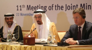 Le ministre saoudien du Pétole (au centre) Khaled al-Faleh (illustration)