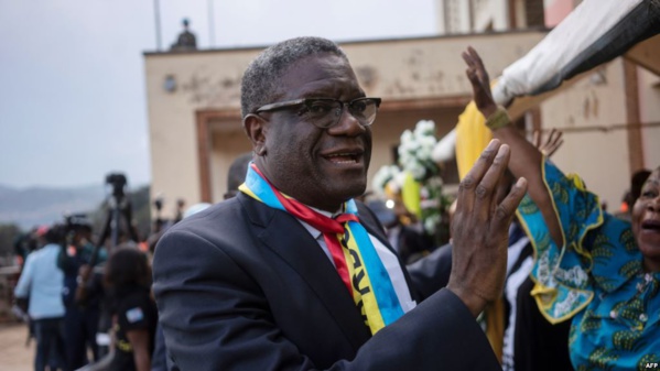 RDC: "Je suis Mukwege, tu es Mukwege, nous sommes Mukwege!", chante Bukavu