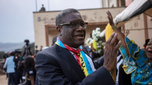 RDC: "Je suis Mukwege, tu es Mukwege, nous sommes Mukwege!", chante Bukavu RDC: "Je suis Mukwege, tu es Mukwege, nous sommes Mukwege!", chante Bukavu