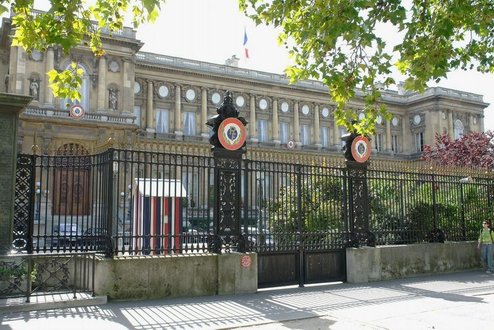 Le ministère des Affaires étrangères à Paris