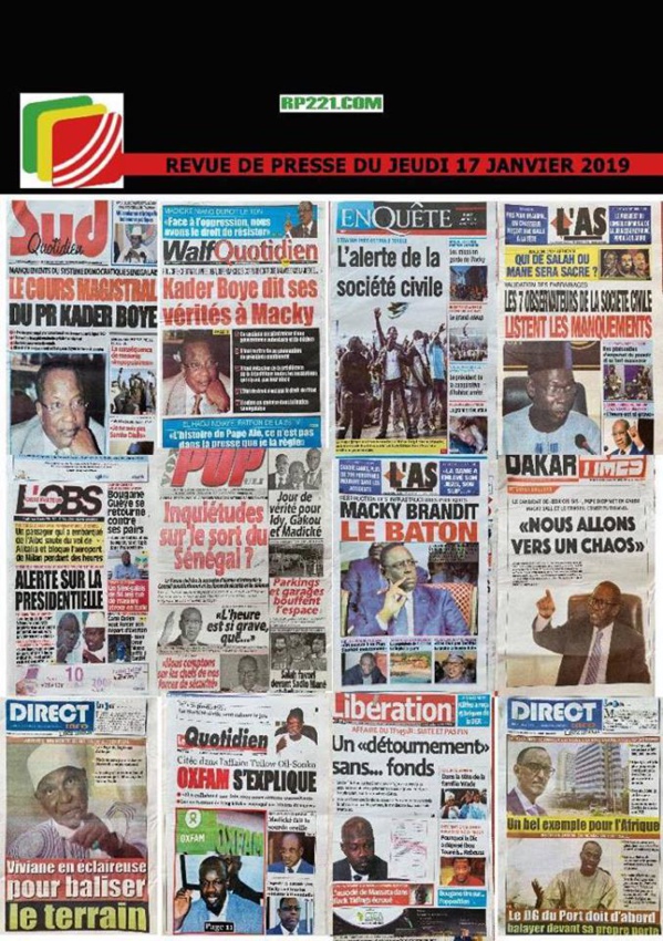 Les UNES de la presse Les UNES de la presse