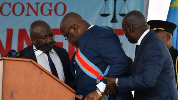 RDC : Le nouveau président pris d'un malaise en prenant ses fonctions RDC : Le nouveau président pris d'un malaise en prenant ses fonctions