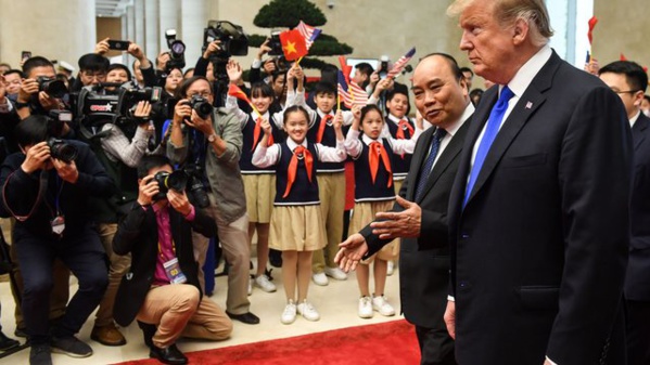 Trump vante le "formidable" potentiel de la Corée du Nord Trump vante le "formidable" potentiel de la Corée du Nord