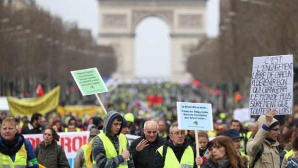 "Gilets jaunes" : 28 600 manifestants en France selon le ministère de l'Intérieur, total le plus bas depuis le début du mouvement