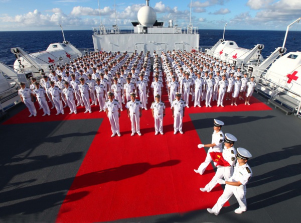 La Chine célèbre en grande pompe les 70 ans de sa marine nationale La Chine célèbre en grande pompe les 70 ans de sa marine nationale