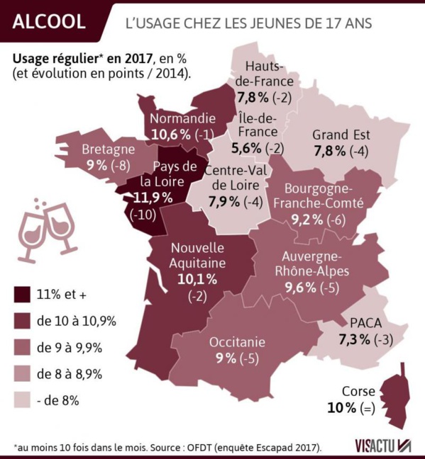France: L'Académie de médecine veut des mesures fortes contre l'alcool
