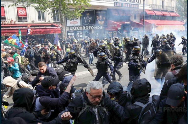 La CGT dénonce une "répression inouïe" lors de son défilé à Paris