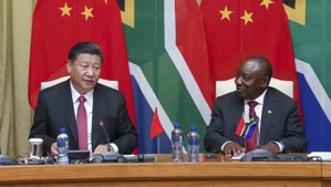 Les présidents Xi Jin Pin et Cyril Ramaphosa