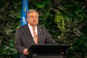 La lutte contre le réchauffement climatique pas en bonne voie, selon Guterres