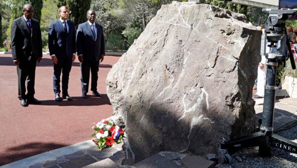 Macron rend hommage aux héros africains du débarquement de Provence